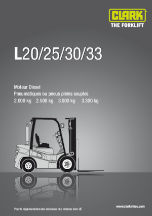 Diesel Forklifts Clark L33D