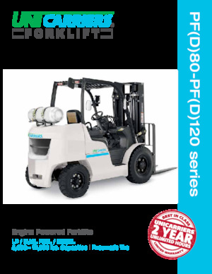 Diesel Forklifts UniCarriers PFD90N