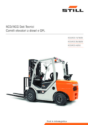 Ön forkliftler dizel Still RCD 18