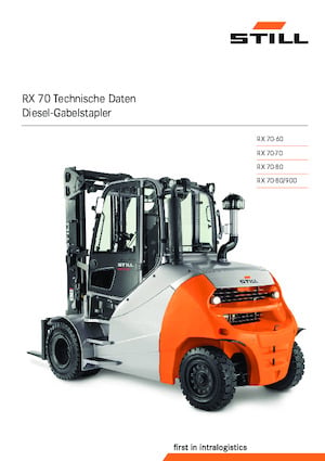 Diesel Forklifts Still RX 70-80