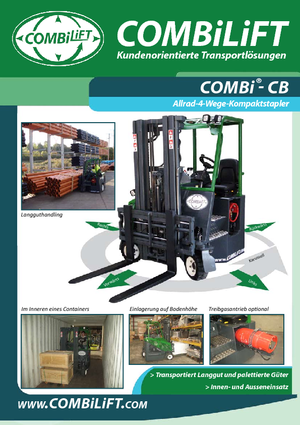 Dizel Çok Yönlü Forkliftler Combi-Lift CB 2500