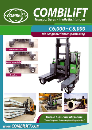Diesel Multidirectional Forklifts Combi-Lift C 8000