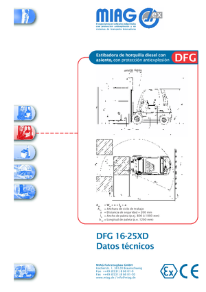 Diesel Explosion Proof Forklifts Miag DFG 40 XD