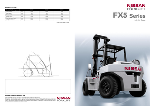 Diesel Forklifts Nissan FX 5-60