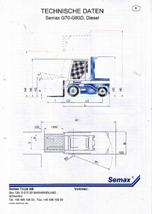 Teleskopik yükleyiciler Semax G 70 L-D