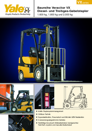 Diesel Forklifts Yale GDP 20VX