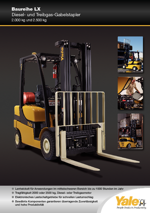 Diesel Forklifts Yale GDP 20 LX