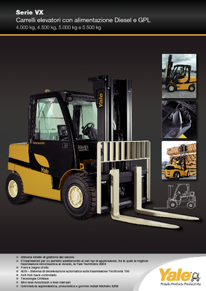 Ön forkliftler dizel Yale GDP 40 VX 5