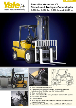 Diesel Forklifts Yale GDP 50 VX