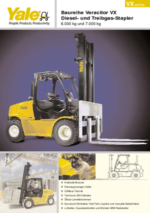 Diesel Forklifts Yale GDP 70 VX
