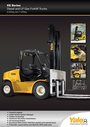 Diesel Forklifts Yale GDP 70 VX