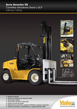 Diesel Forklifts Yale GDP 70 VX