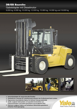 Diesel Forklifts Yale GDP 100 DB