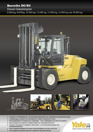 Diesel Forklifts Yale GDP 160 EC