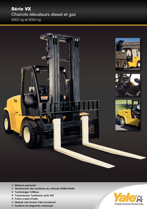 Ön forkliftler dizel Yale GDP 80VX9 Value