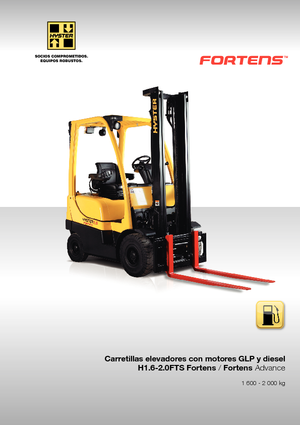 Ön forkliftler dizel Hyster H1.6FT