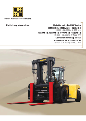Diesel Forklifts Hyster H30XMS 9