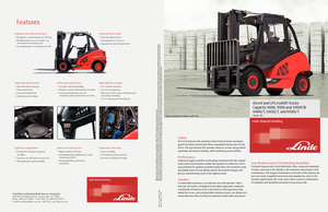 Ön forkliftler dizel Linde H 50 D