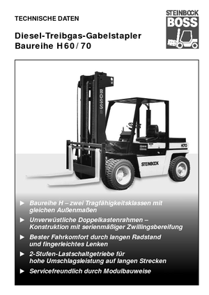 Diesel Forklifts Steinbock H 60 D