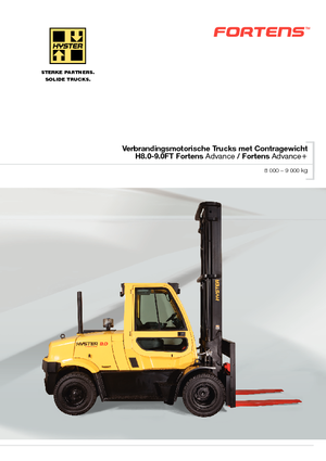 Diesel Forklifts Hyster H8.0FT 6