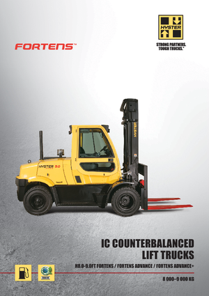 Diesel Forklifts Hyster H9.0FT 6