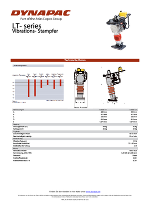 Gasoline and Diesel Rammers Dynapac LT 800 11