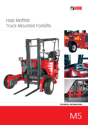Diesel Truck Mounted Forklifts Moffett M 5-20.4