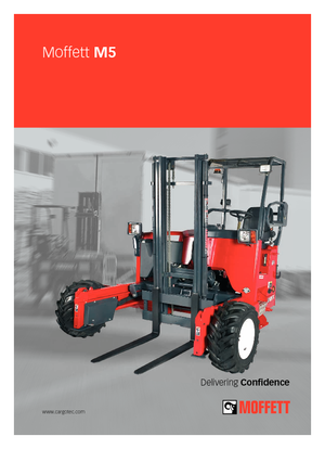 Diesel Truck Mounted Forklifts Moffett M 5-20.4