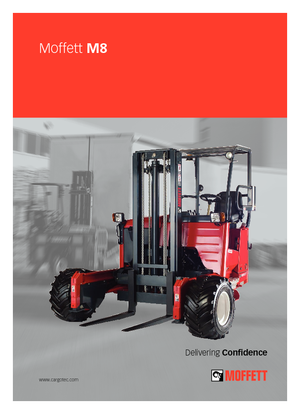 Diesel Truck Mounted Forklifts Moffett M 8-30.3