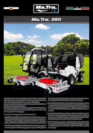 Municipal Tractors Front Hitch BCS MA.TRA 350