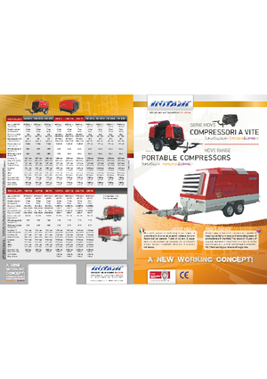 Portable Air Compressors - Diesel, Electric, Gasoline Rotair MDVS 120 P 