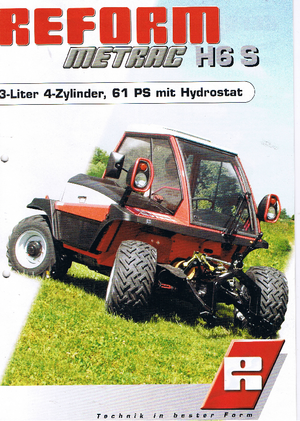 Municipal Tractors Front Hitch Reform Werke Metrac H 6 S