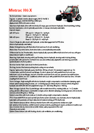 Belediye çok amaçlı araçlar dizel Reform Werke Metrac H 6 X