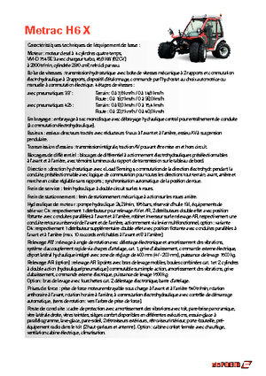 Belediye çok amaçlı araçlar dizel Reform Werke Metrac H 6 X