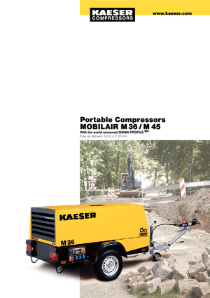 Portable Air Compressors - Diesel, Electric, Gasoline Kaeser Mobilair M 45