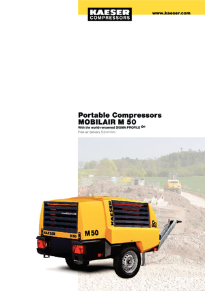 Portable Air Compressors - Diesel, Electric, Gasoline Kaeser Mobilair M 50 PE