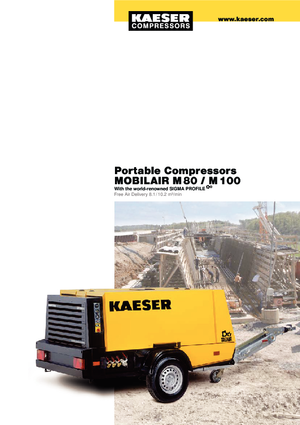Stationary Air Compressors - Diesel, Electric, Gasoline Kaeser Mobilair M 100
