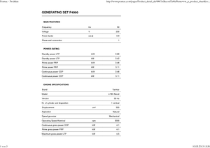 Dizel Jeneratörler PRAMAC Lifter P 4500 PF 322 SYA
