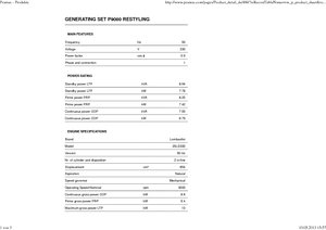 Dizel Jeneratörler PRAMAC Lifter P 9000