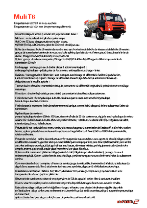 Belediye çok amaçlı araçlar dizel Reform Werke Muli T 6