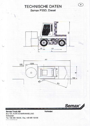 Telehandlers Semax P 35 L-D