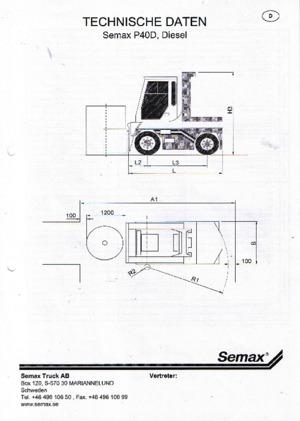 Telehandlers Semax P 40 L-D