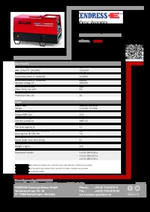 Dizel Jeneratörler Endress ESE 1204 DHS-GT ES ISO DI