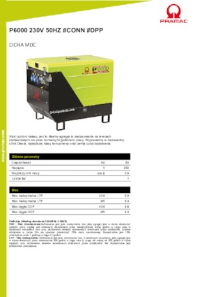 Dizel Jeneratörler PRAMAC Lifter P 6000 TYA