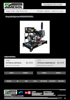 Dizel Jeneratörler INMESOL AI-066