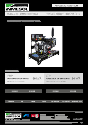 Dizel Jeneratörler INMESOL AI-066