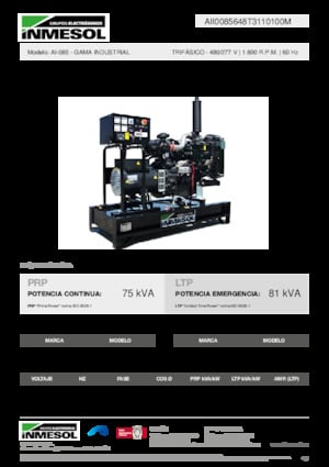 Diesel Power Generators INMESOL AI-085