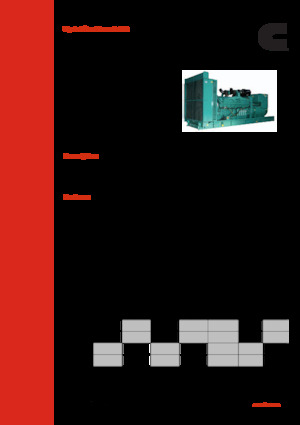 Diesel Power Generators Cummins C1500 D6