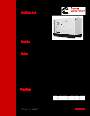 Diesel Power Generators Cummins C200D2R