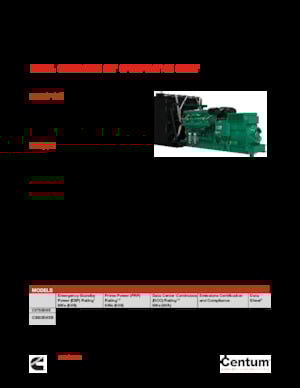 Dizel Jeneratörler Cummins C3000D6EB